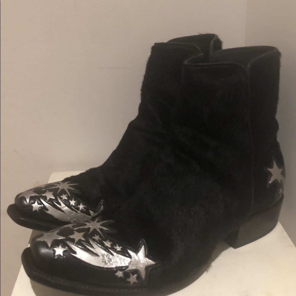 Pony Hair and Stars Cowboy Boots  *Stallion/Zorro